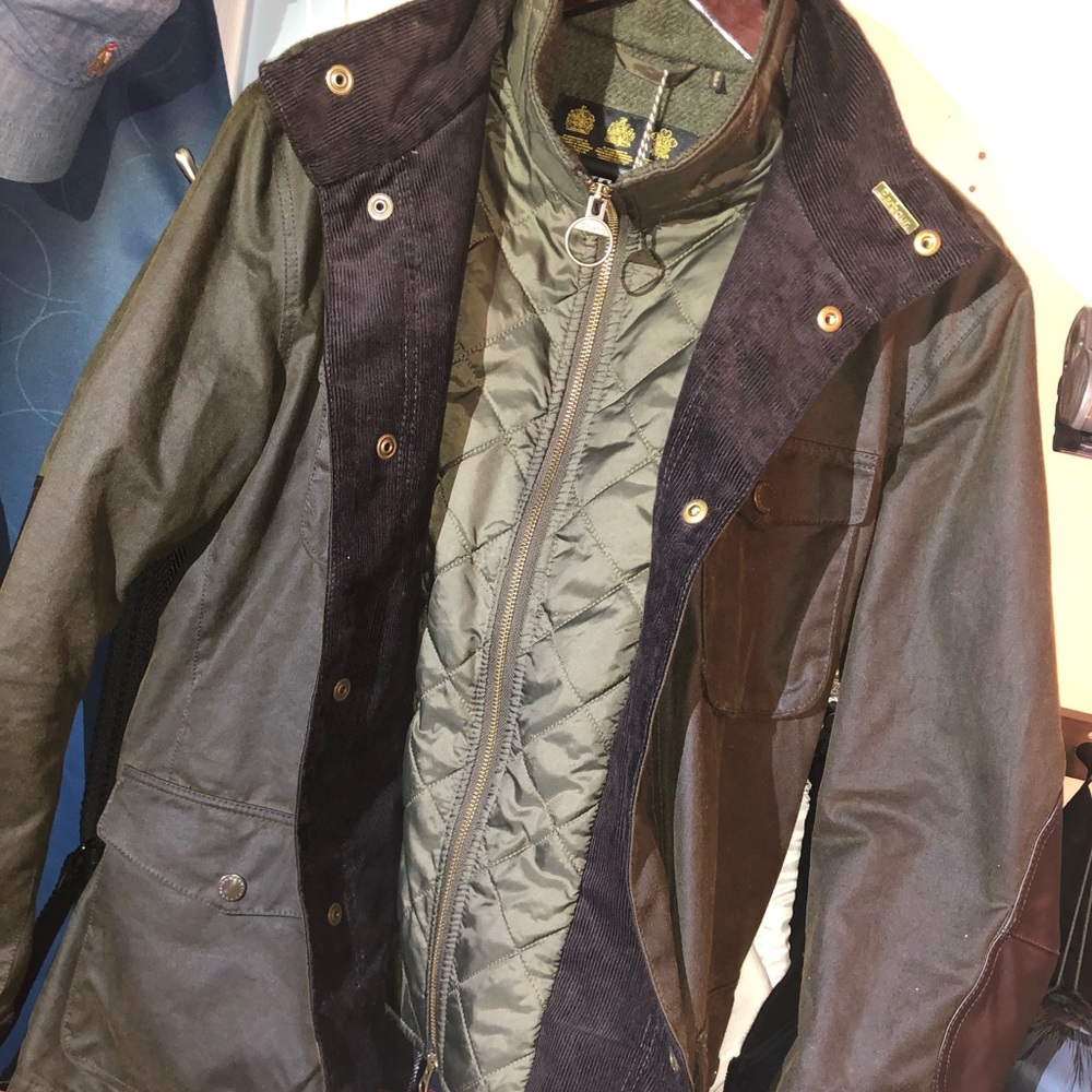 BNWT Barbour Orion Wax Cotton Jacket sz.L